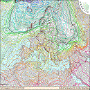 Izotermy i wiatry w Europie przy 850 hPa