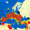 Godziny słoneczne w Europie